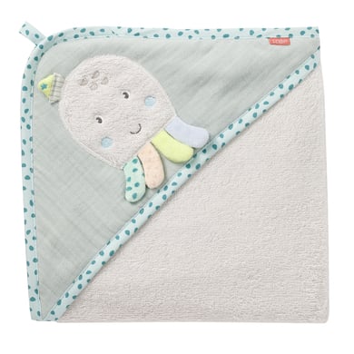 fehn® Kapuzenbadetuch Oktopus 80 x 80 cm von Fehn