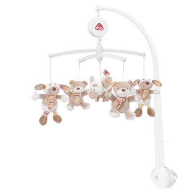 fehn® Musik-Mobile Hund, Ente, Teddy - Rainbow von Fehn