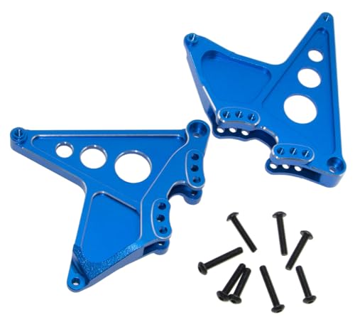 Hinterer Multi-Mount Shock Tower kompatibel für 1/7 Traxxas UDR Parts 85086-4 RC Auto Heckreifen Halterung Upgrade Aluminiumlegierung (blau) von fengshuiluck