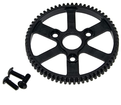 Sporen-Hauptgetriebe für Traxxas Summit E-REVO E-Maxx 3960 Hartstahl 0,8 m 32P Stahlgetriebe RC Auto-Upgrades Teile (65T) von fengshuiluck