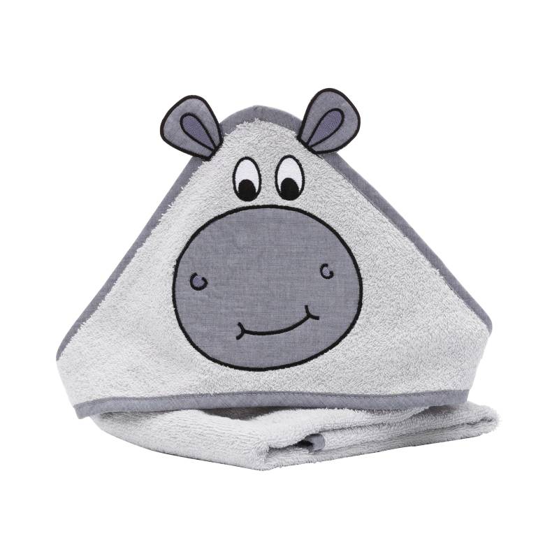 Fillikid Kapuzen-Badetuch mit Applikation 75x75 cm grau Fillikid Kapuzen-Badetuch mit Applikation 75x75 cm grau von fillikid