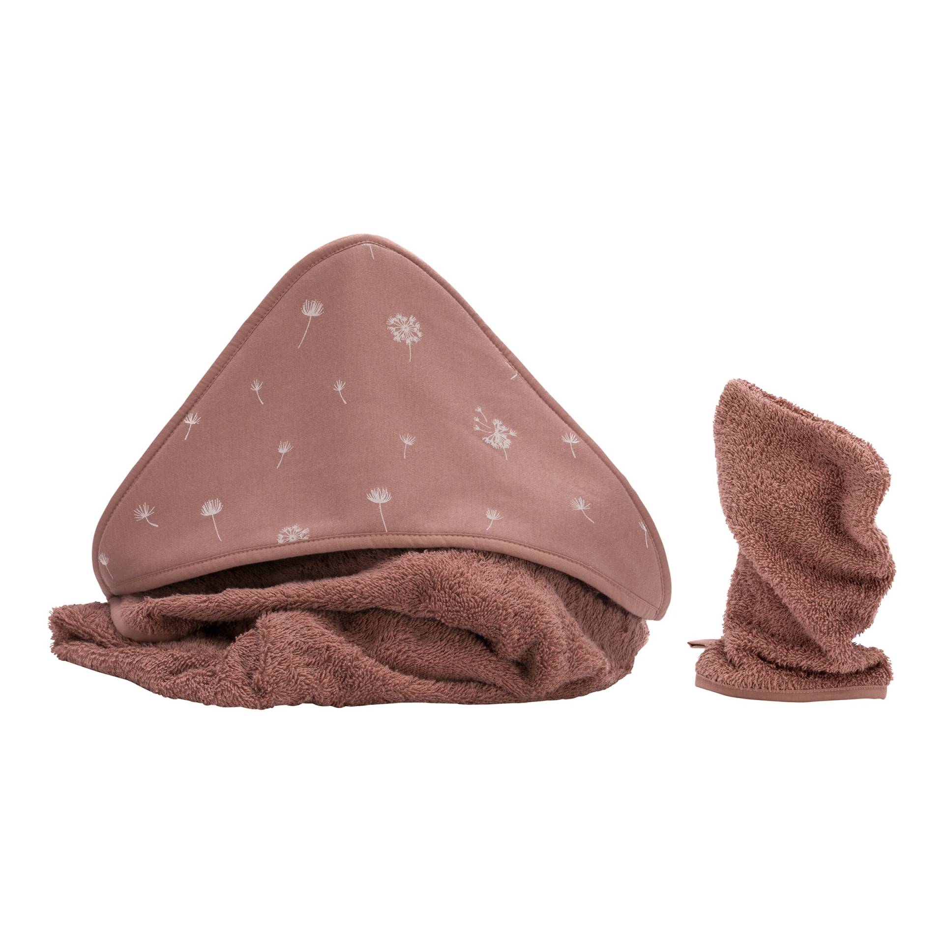 Fillikid Kapuzenbadetuch Set rosa Fillikid Kapuzenbadetuch Set rosa von fillikid