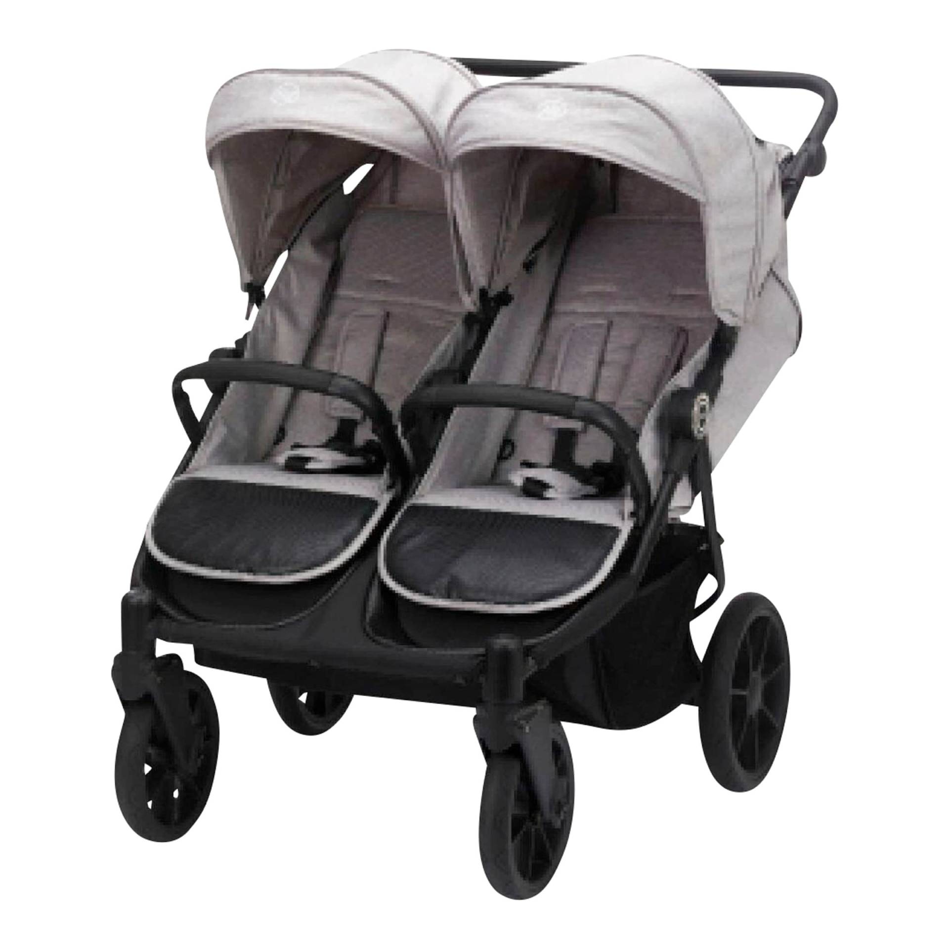 Fillikid Kinderwagen Zwillingswagen Duette grau von fillikid