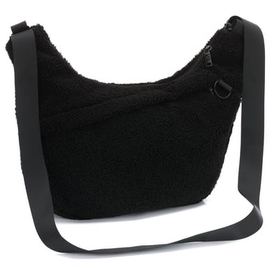 Fillikid Wickeltasche Daybag Teddyplüsch schwarz von fillikid