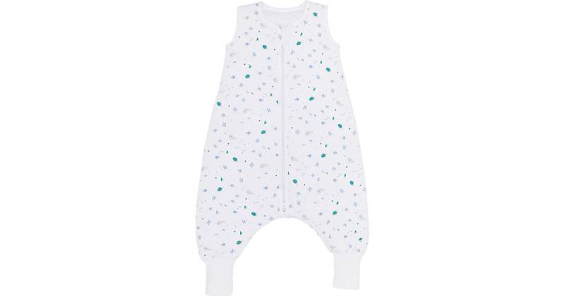 Schlafsack mit Beinen, Ocean weiß blau/weiß Gr. 104 von fillikid