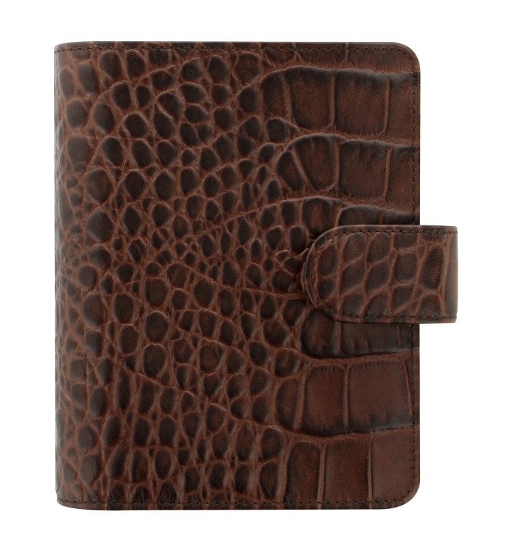 Filofax Classic Croc Organizer Pocket Chestnut Filofax Classic Croc Organizer Pocket Chestnut von filofax