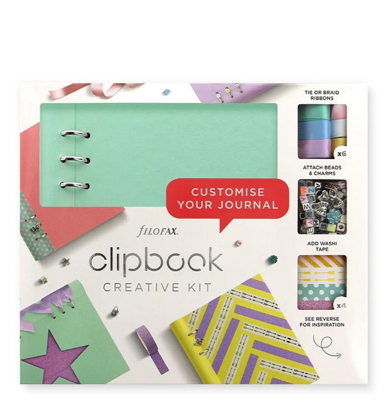 Filofax Clipbook Creative Kit A5 Duck Egg Filofax Clipbook Creative Kit A5 Duck Egg von filofax