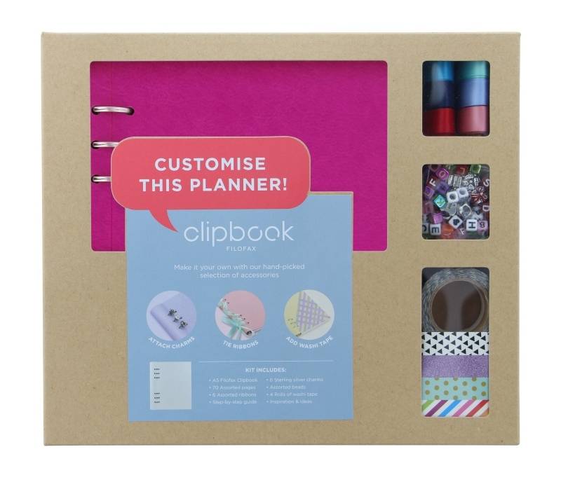 Filofax Clipbook Creative Kit A5 Fuchsia Filofax Clipbook Creative Kit A5 Fuchsia von filofax