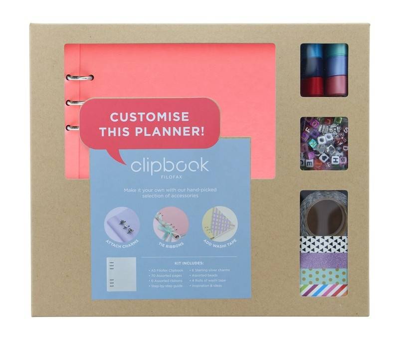 Filofax Clipbook Creative Kit A5 Rose Filofax Clipbook Creative Kit A5 Rose von filofax