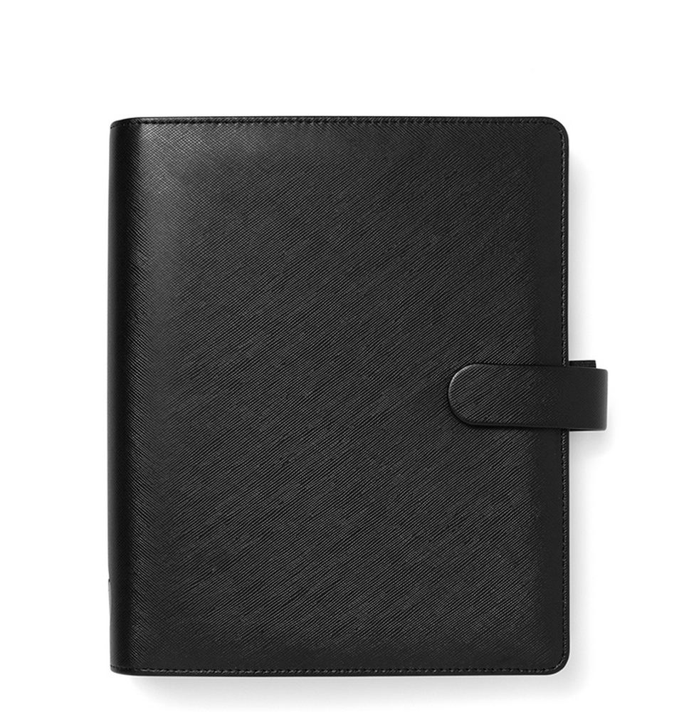 Filofax Saffiano Organizer A5 Schwarz von filofax