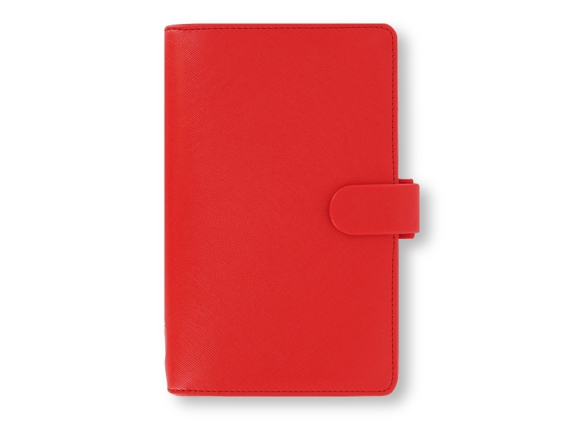 Filofax Saffiano Organizer Personal Compact Poppy von filofax