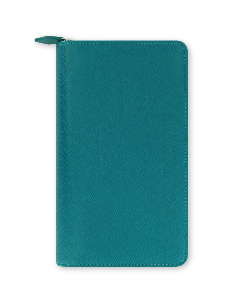 Filofax Saffiano Zip Organizer Personal Compact Aquamarine Filofax Saffiano Zip Organizer Personal Compact Aquamarine von filofax