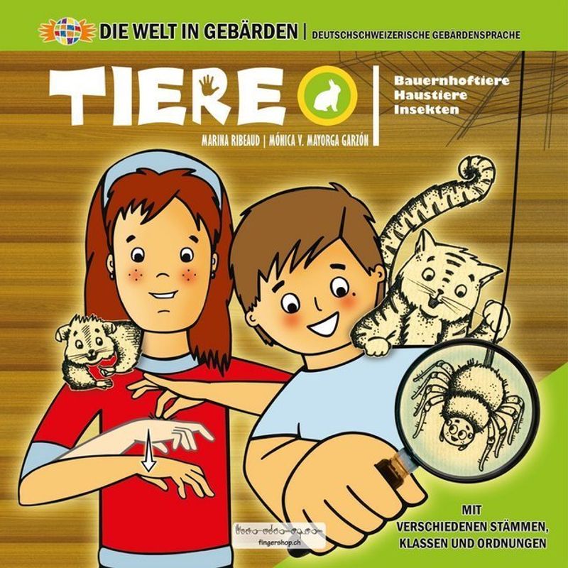 Die Welt in Gebärden - Tiere von fingershop.ch