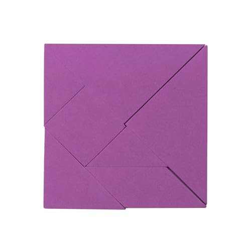 Purple Tangram Puzzle - Pädagogisches, Logikpuzzle und Mathematik-Spiel für Kinder und Erwachsene Purple Tangram Puzzle - Pädagogisches, Logikpuzzle und Mathematik-Spiel für Kinder und Erwachsene von first4magnets