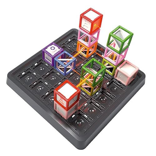 fisca Laser Maze Puzzle Labyrinth Schachspielzeug Laserstrahl Biegeturm Logik Labyrinth Spiel Übung Konzentration Kinder Brettspiel für Jungen und Mädchen ab 8 Jahren von fisca