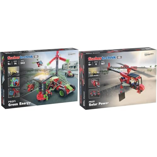 fischertechnik 559879 Profi Green Energy & 559882 Profi Solar Power – Bausatz für Kinder fischertechnik 559879 Profi Green Energy & 559882 Profi Solar Power – Bausatz für Kinder von fischertechnik