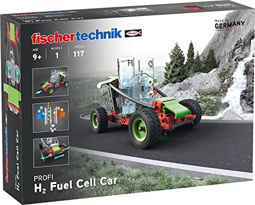 fischertechnik 559880 Profi H2 Fuel Cell Car – Bausatz für Kinder ab 9 Jahren, wasserstoffbetriebenes Fahrzeug zum Zusammenbauen, inkl. Motor & Brennstoffzelle, Schwarz fischertechnik 559880 Profi H2 Fuel Cell Car – Bausatz für Kinder ab 9 Jahren, wasserstoffbetriebenes Fahrzeug zum Zusammenbauen, inkl. Motor & Brennstoffzelle, Schwarz von fischertechnik