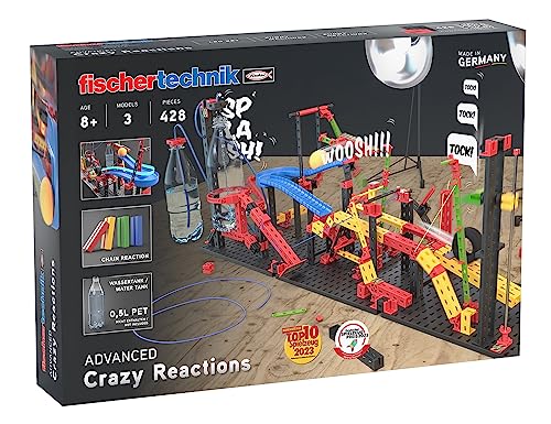 fischertechnik Crazy Reactions 569018 – Bausatz mit Seilzug, Hebel & Getriebe, Spielzeug für Kinder ab 8 Jahren fischertechnik Crazy Reactions 569018 – Bausatz mit Seilzug, Hebel & Getriebe, Spielzeug für Kinder ab 8 Jahren von fischertechnik