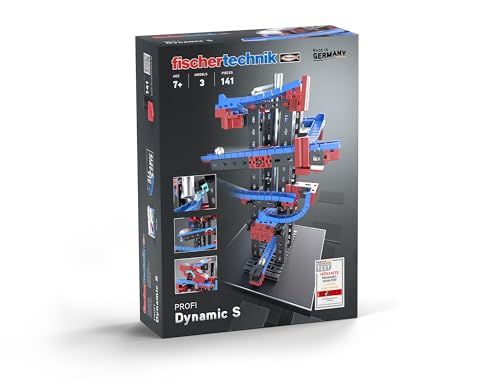 fischertechnik Kugelbahn Dynamic S 539175 – Konstruktionsspielzeug, Murmelbahn für Kinder ab 7 Jahren, blau fischertechnik Kugelbahn Dynamic S 539175 – Konstruktionsspielzeug, Murmelbahn für Kinder ab 7 Jahren, blau von fischertechnik