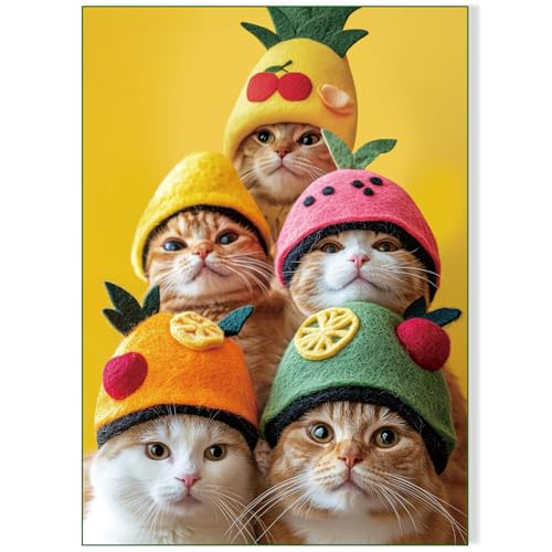 500 Teile Puzzle für Erwachsene und Jugendliche und Kinder, Familie, Happy Games, Katzenparty 500 Teile Puzzle für Erwachsene und Jugendliche und Kinder, Familie, Happy Games, Katzenparty von fishwisdom