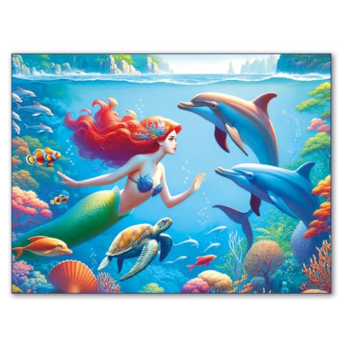 Fishwisdom 500 Teile Puzzle für Erwachsene und Jugendliche Familie Happy Gift Mermaid Undersea Puzzle Fishwisdom 500 Teile Puzzle für Erwachsene und Jugendliche Familie Happy Gift Mermaid Undersea Puzzle von fishwisdom