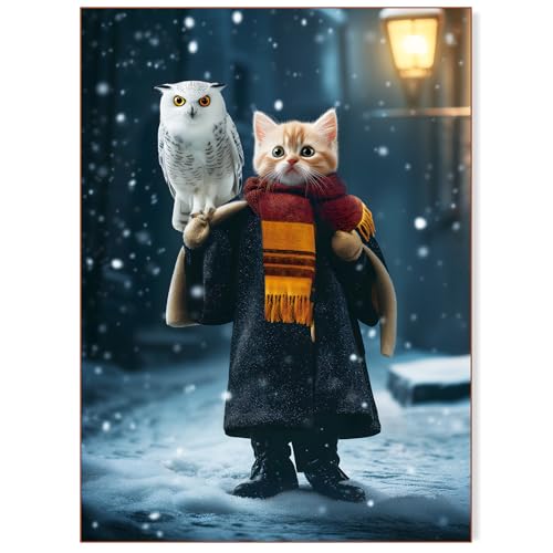 Fishwisdom 500 Teile Puzzles, herausforderndes Puzzle für Erwachsene und Jugendliche und Kinder, Familie, glückliche Spiele, Katzen-Serie, magische Katzen Fishwisdom 500 Teile Puzzles, herausforderndes Puzzle für Erwachsene und Jugendliche und Kinder, Familie, glückliche Spiele, Katzen-Serie, magische Katzen von fishwisdom