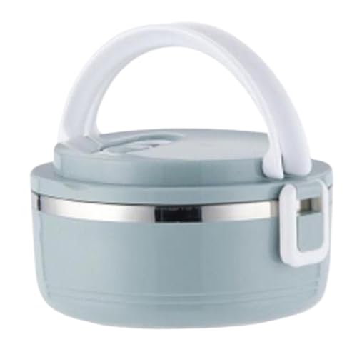 fkngcp Thermal-Brotdose, 700 ml tragbarer Edelstahl-Lunchbox mit Griff 5, 7x3.5 Leckdofter Lebensmittelbehälter mit großer Kapazität für Kinder Erwachsene von fkngcp