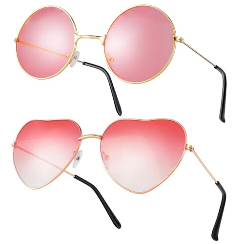 flintronic 2 Pack Herz Sonnenbrille, Herz Party Brillen, Retro Party Sonnenbrille, Hippie Herzförmige Brille, Partybrillen für Geburtstagsfeier Fasching LNeuheit Party Halloween Foto Requisiten flintronic 2 Pack Herz Sonnenbrille, Herz Party Brillen, Retro Party Sonnenbrille, Hippie Herzförmige Brille, Partybrillen für Geburtstagsfeier Fasching LNeuheit Party Halloween Foto Requisiten von flintronic