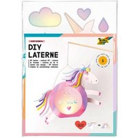 Folia Laternen-Bastelset Sweet Rainbow von folia