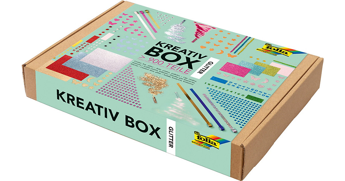 "Kreativ Box ""GLITTER MIX"", über 900 Teile" bunt "Kreativ Box ""GLITTER MIX"", über 900 Teile" bunt von folia