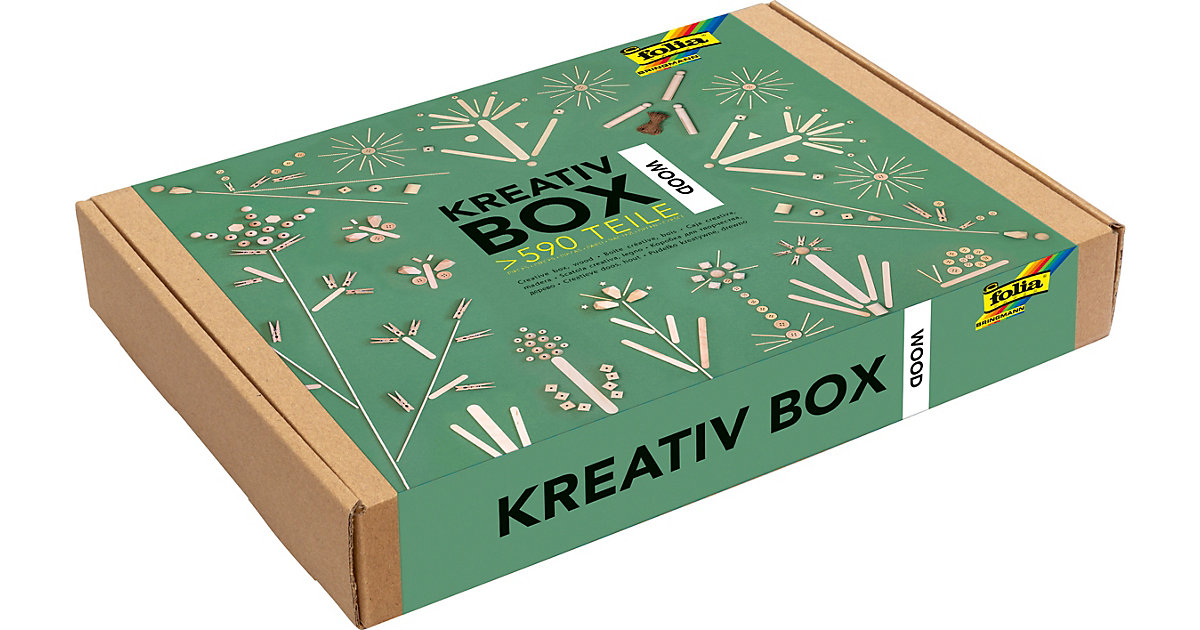 "Kreativ Box ""HOLZ MIX""" bunt "Kreativ Box ""HOLZ MIX""" bunt von folia