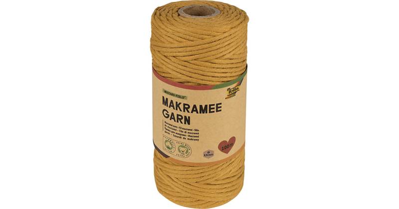Makramee Garn MUSTARD FIELD 100m D 3,5mm von folia