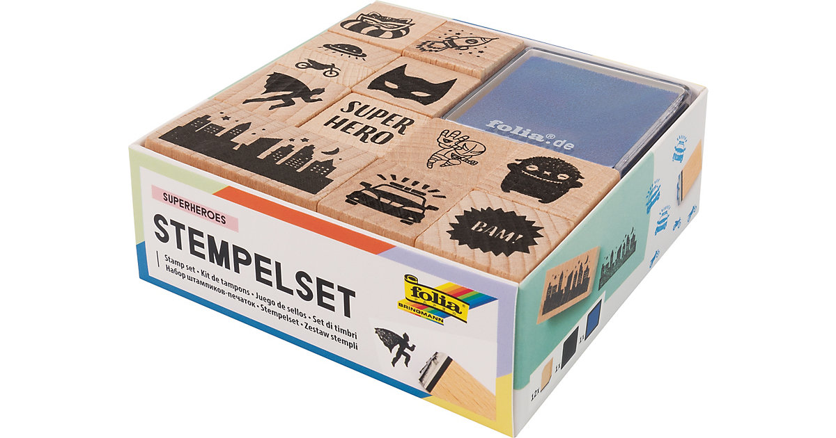 Stempelset Superhelden Stempelset Superhelden von folia
