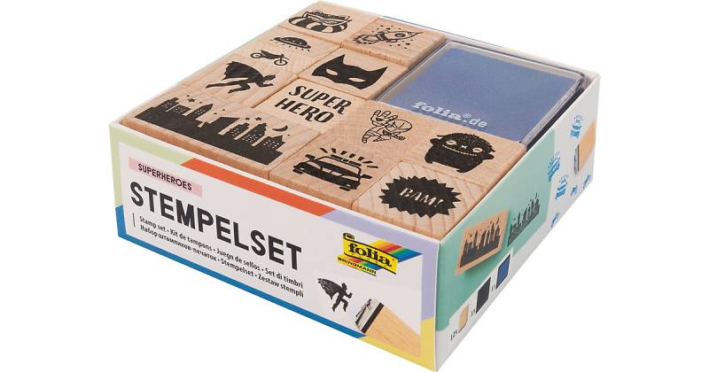 Stempelset Superhelden von folia