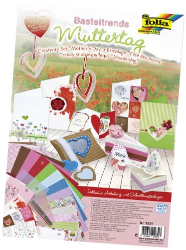 folia 1931 - Basteltrends "Frühjahrsromantik" 312 Teile - Kreativset für Kinder und Erwachsene mit verschiedenen Trendmaterialien folia 1931 - Basteltrends "Frühjahrsromantik" 312 Teile - Kreativset für Kinder und Erwachsene mit verschiedenen Trendmaterialien von folia