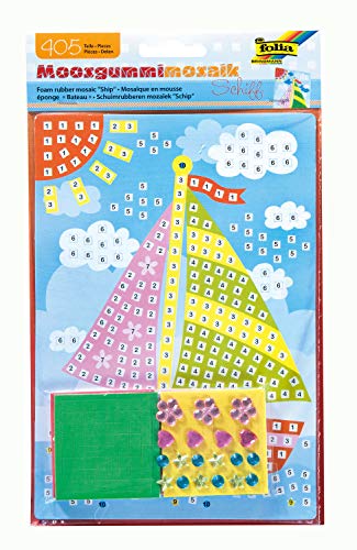 folia 23806 - Moosgummi Mosaikbild Schiff, 405 Teile folia 23806 - Moosgummi Mosaikbild Schiff, 405 Teile von folia