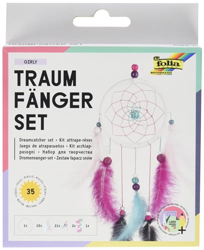 folia 23819 - Bastelset Traumfänger Girly - Set zum Erstellen eines wunderschönen Traumfängers in modernen Pastelltönen folia 23819 - Bastelset Traumfänger Girly - Set zum Erstellen eines wunderschönen Traumfängers in modernen Pastelltönen von folia