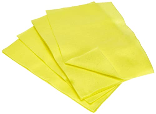 folia 520412 - Bastelfilz, mit feiner Wollqualität, 10 Blatt, 150 g/qm, 20 x 30 cm, zitronengelb, klebefleckenfreie Verarbeitung - ideal für vielfältige Bastelarbeiten von folia