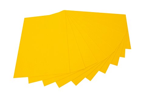 folia 520414 - Bastelfilz, mit feiner Wollqualität, 10 Blatt, 150 g/qm, 20 x 30 cm, bananengelb, klebefleckenfreie Verarbeitung - ideal für vielfältige Bastelarbeiten folia 520414 - Bastelfilz, mit feiner Wollqualität, 10 Blatt, 150 g/qm, 20 x 30 cm, bananengelb, klebefleckenfreie Verarbeitung - ideal für vielfältige Bastelarbeiten von folia