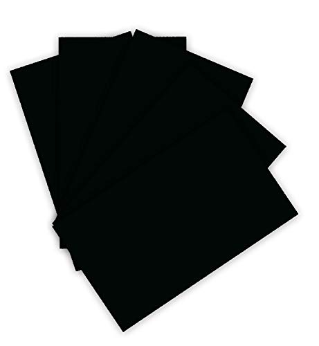 folia 6122/4/90 - Tonkarton 220 g/m², Bastelkarton in schwarz, DIN A4, 100 Blatt, als Grundlage für zahlreiche Bastelarbeiten von folia