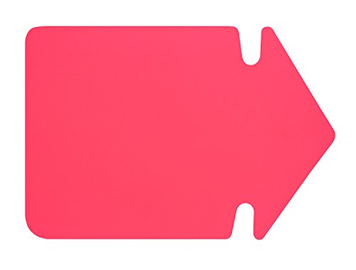 folia 667 926 - Werbesymbol Pfeil, ca. 24 cm, 20 Stück, leuchtrot aus doppelseitigem Leuchtkarton von folia