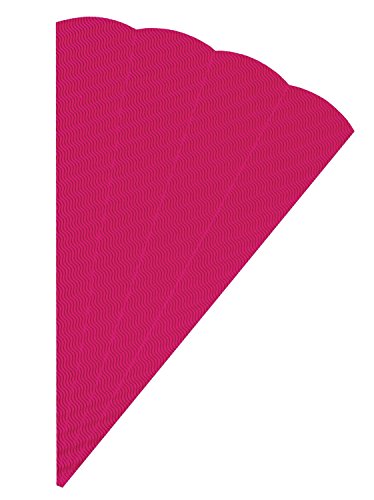 folia 92023 - Schultüten Rohlinge, aus 3D Wellpappe, pink, 5 Tüten, Höhe 68 cm, Durchmesser 20 cm - zur Erstellung einer individuellen selbst gebastelten Zuckertüte folia 92023 - Schultüten Rohlinge, aus 3D Wellpappe, pink, 5 Tüten, Höhe 68 cm, Durchmesser 20 cm - zur Erstellung einer individuellen selbst gebastelten Zuckertüte von folia