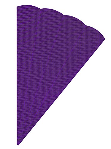 folia 92031 - Schultüten Rohlinge, aus 3D Wellpappe, lila, 5 Tüten, Höhe 68 cm, Durchmesser 20 cm - zur Erstellung einer individuellen selbst gebastelten Zuckertüte folia 92031 - Schultüten Rohlinge, aus 3D Wellpappe, lila, 5 Tüten, Höhe 68 cm, Durchmesser 20 cm - zur Erstellung einer individuellen selbst gebastelten Zuckertüte von folia