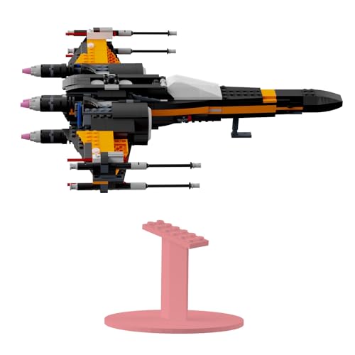 Standhalterung kompatibel für Lego 75102 Star Wars Peos X-Wing Fighter - Pink von fossi3D