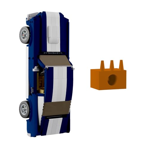 Wandhalterung kompatibel für Lego Creator 10265 Ford Mustang Display - Orange von fossi3D
