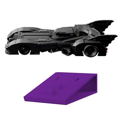 Wandhalterung kompatibel für Lego DC Super Heroes 76139 Batmobile - Violett von fossi3D