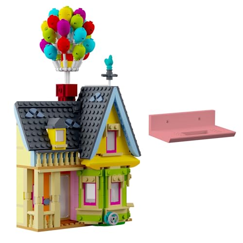 Wandhalterung kompatibel für Lego Disney 43217 Carls Haus aus Oben - Pink von fossi3D