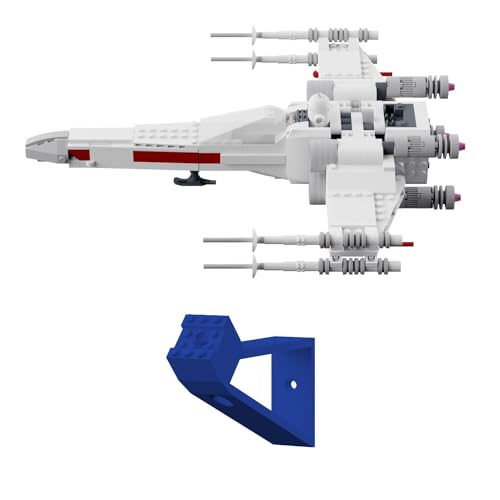 Wandhalterung kompatibel für Lego Star Wars 75301 Luke X-Wing Fighter - Blau von fossi3D