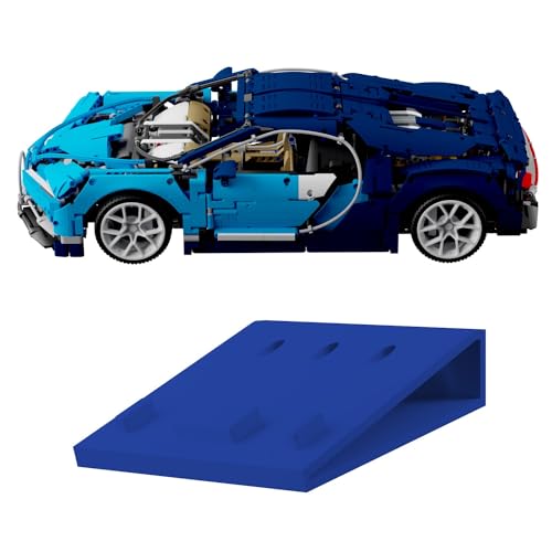 Wandhalterung kompatibel für Lego Technik 42083 Bugatti Chiron - Blau von fossi3D