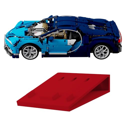 Wandhalterung kompatibel für Lego Technik 42083 Bugatti Chiron - Rot von fossi3D